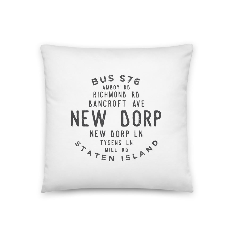 Load image into Gallery viewer, New Dorp Staten Island NYC Pillow
