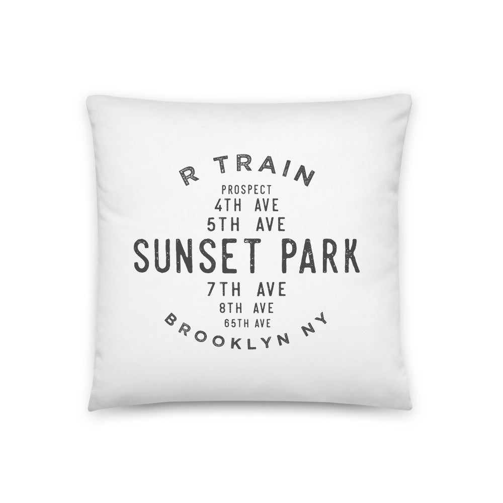 Load image into Gallery viewer, Sunset Park Brooklyn NYC Pillow
