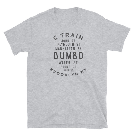 Dumbo Brooklyn NYC Adult Mens Grid Tee