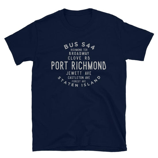 Port Richmond Staten Island Unisex Grid Tee - Vivant Garde