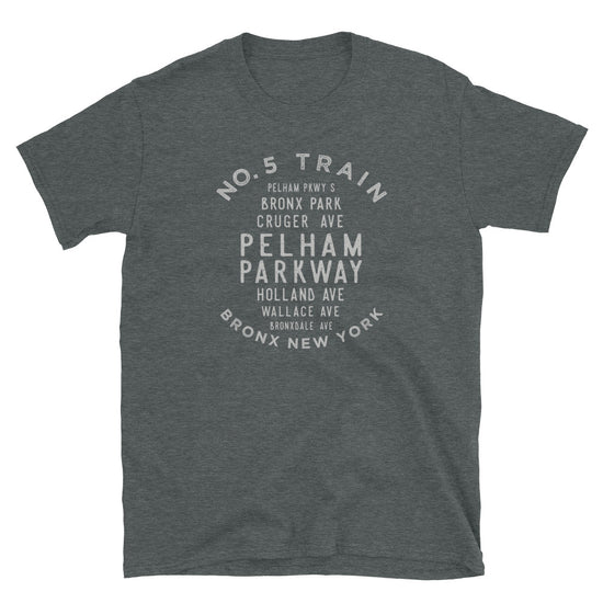 Pelham Parkway Adult Bronx NYC Unisex Grid Tee