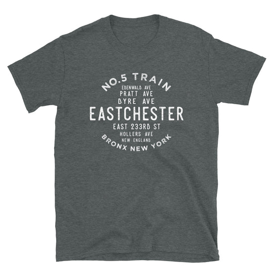 Eastchester Bronx NYC Adult Mens Grid Tee