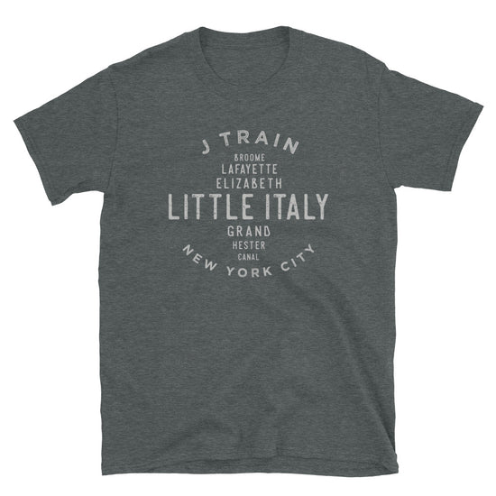 Load image into Gallery viewer, Little Italy Manhattan NYC Adult Mens Grid Tee
