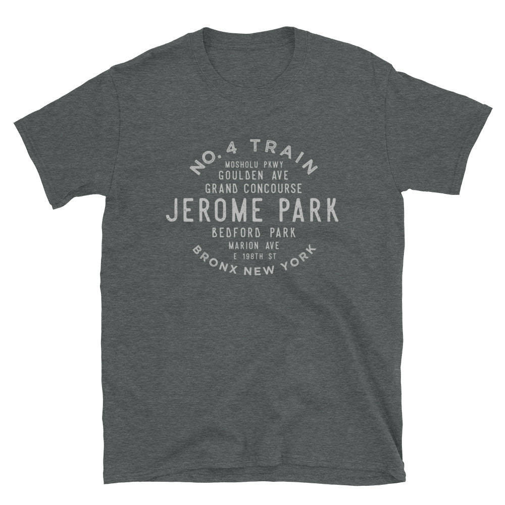 Jerome Park Bronx Adult Unisex Grid Tee