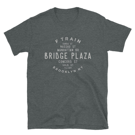 Bridge Plaza Brooklyn NYC Adult Unisex Grid Tee