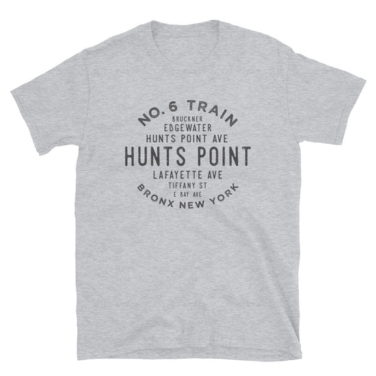 Load image into Gallery viewer, Hunts Point Bronx NYC Adult Unisex Grid Tee
