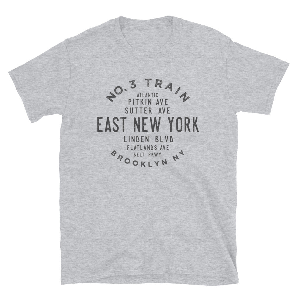 East New York Brooklyn NYC Adult Mens Grid Tee