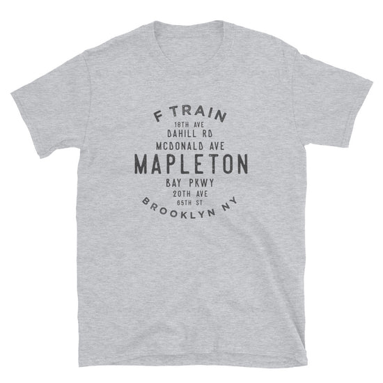 Mapleton Brooklyn NYC Adult Mens Grid Tee