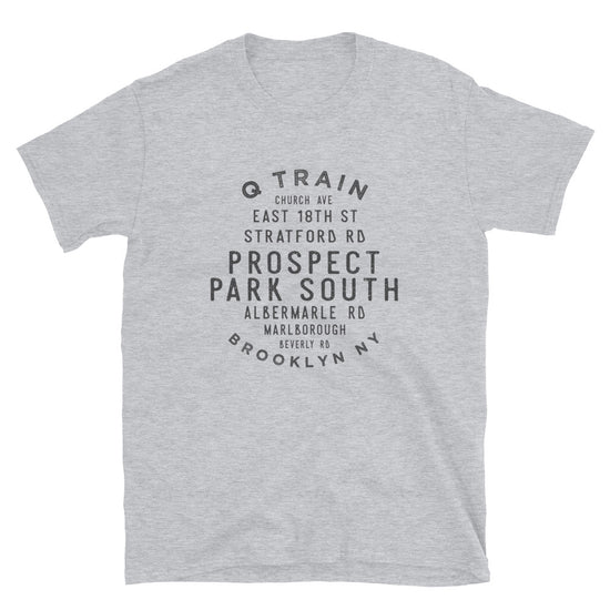 Prospect Park South Brooklyn NYC Adult Mens Grid Tee