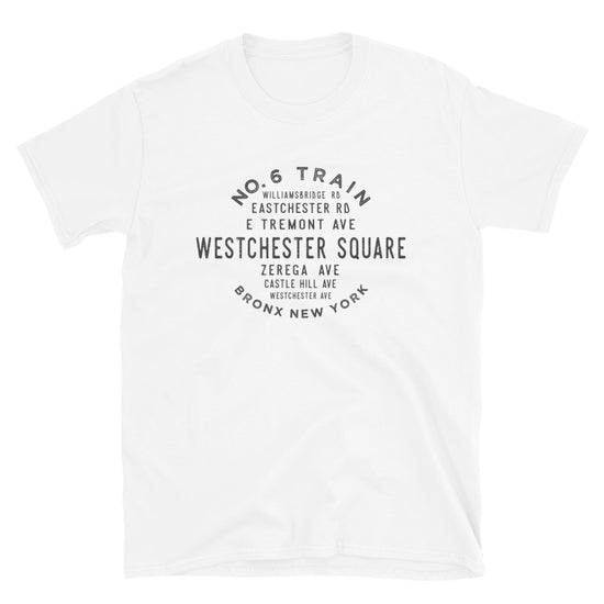 Westchester Square Bronx NYC Adult Mens Grid T-Shirt