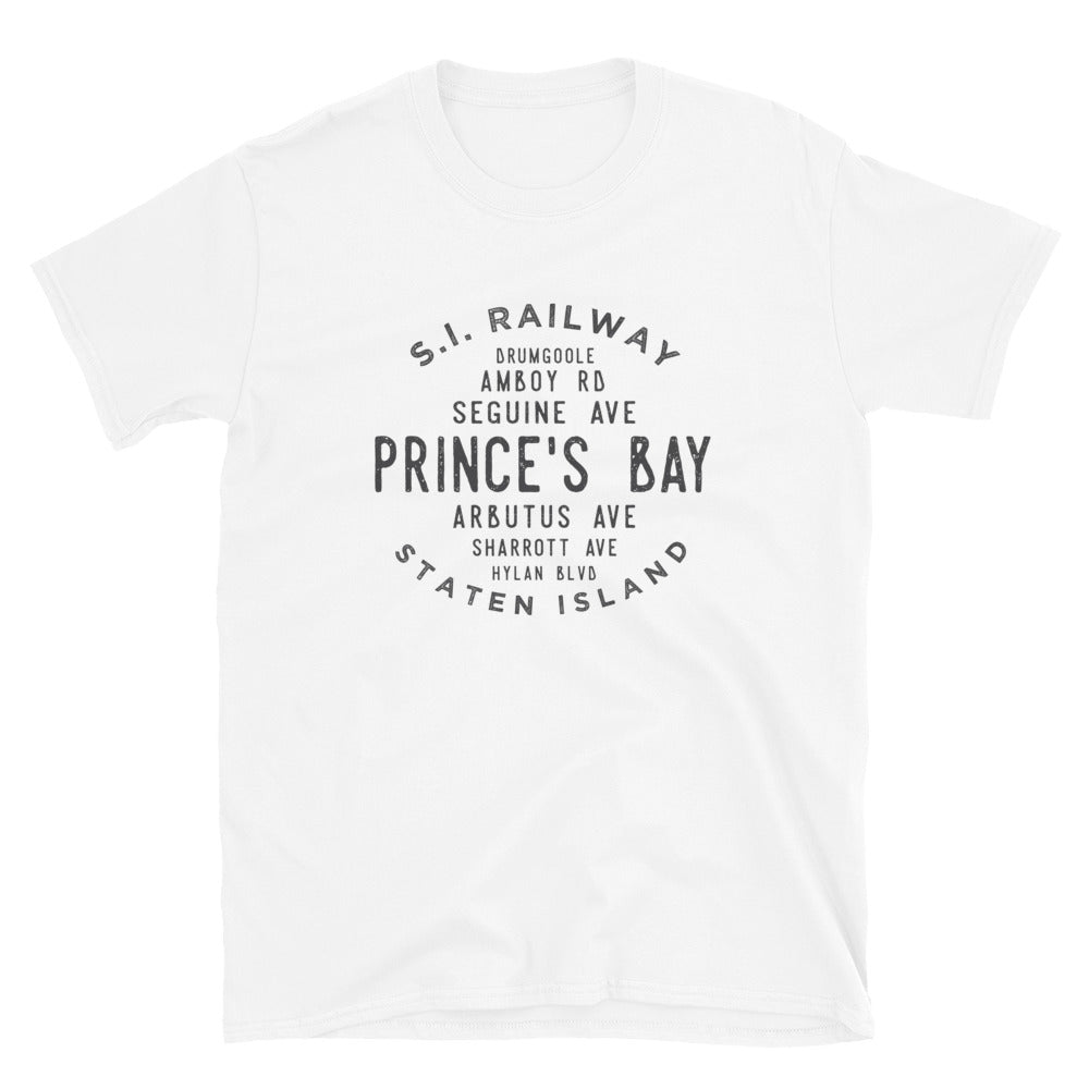 Load image into Gallery viewer, Prince&amp;#39;s Bay Staten Island NYC Adult Unisex Grid Tee
