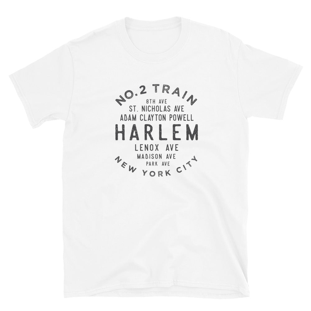 Harlem Manhattan NYC Adult Mens Grid Tee