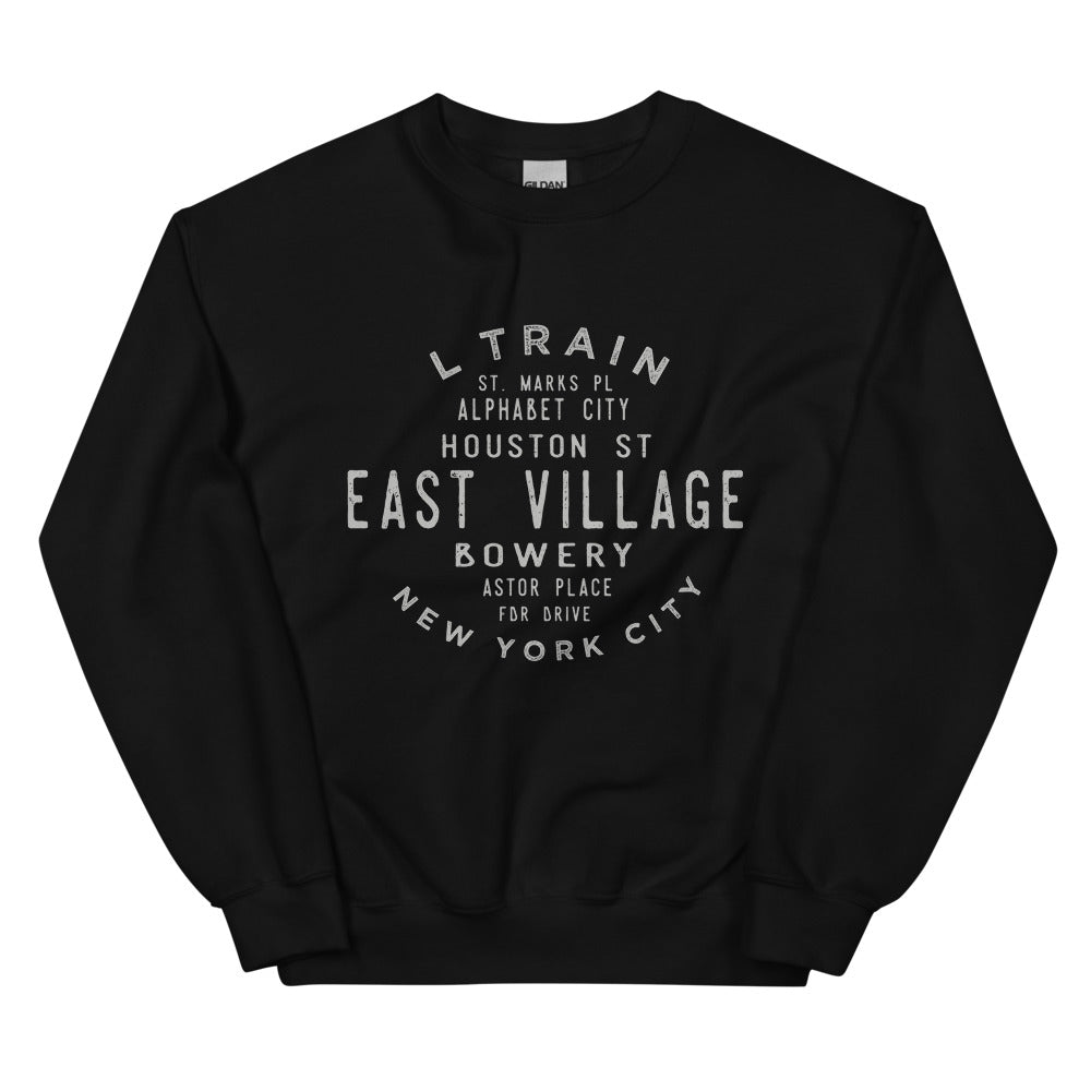 East Village Manhattan NYC Adult Sweatshirt