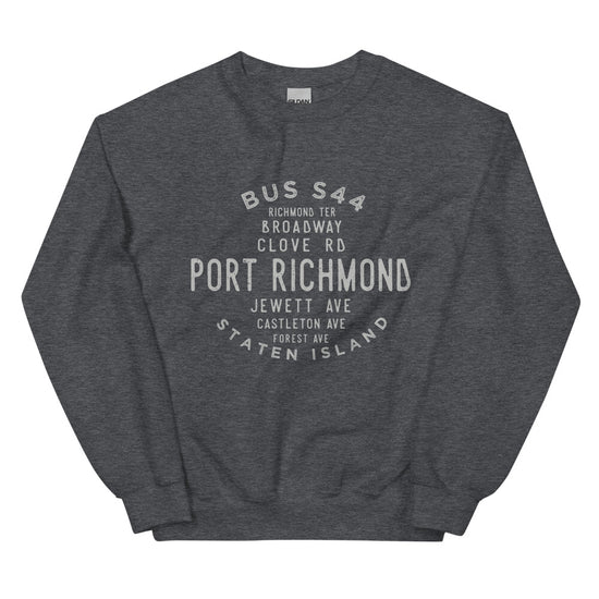 Load image into Gallery viewer, Port Richmond Staten Island NYC Adult Sweatshirt
