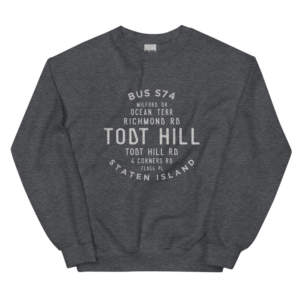 Load image into Gallery viewer, Todt Hill Staten Island NYC Adult Sweatshirt
