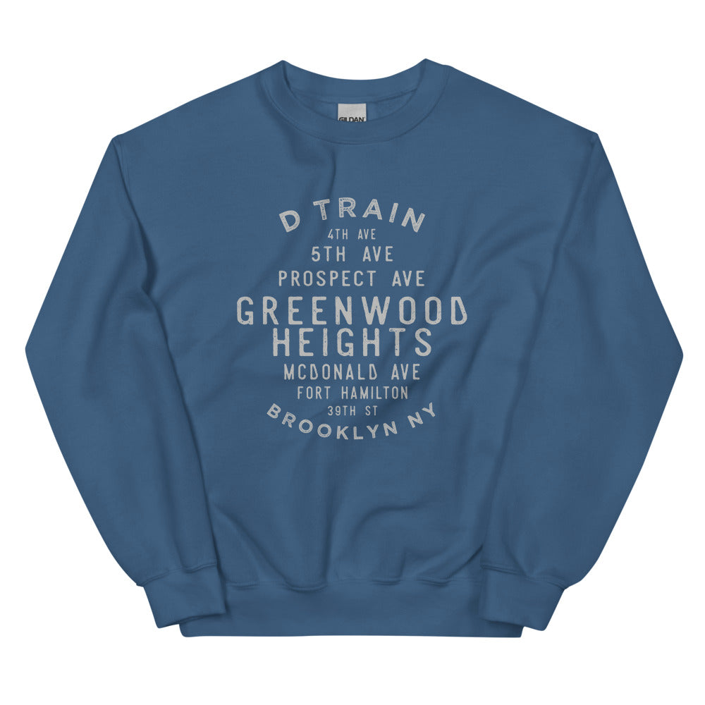 Greenwood Heights Brooklyn NYC Adult Sweatshirt