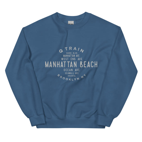 Load image into Gallery viewer, Manhattan Beach Brooklyn NYC Adult Sweatshirt
