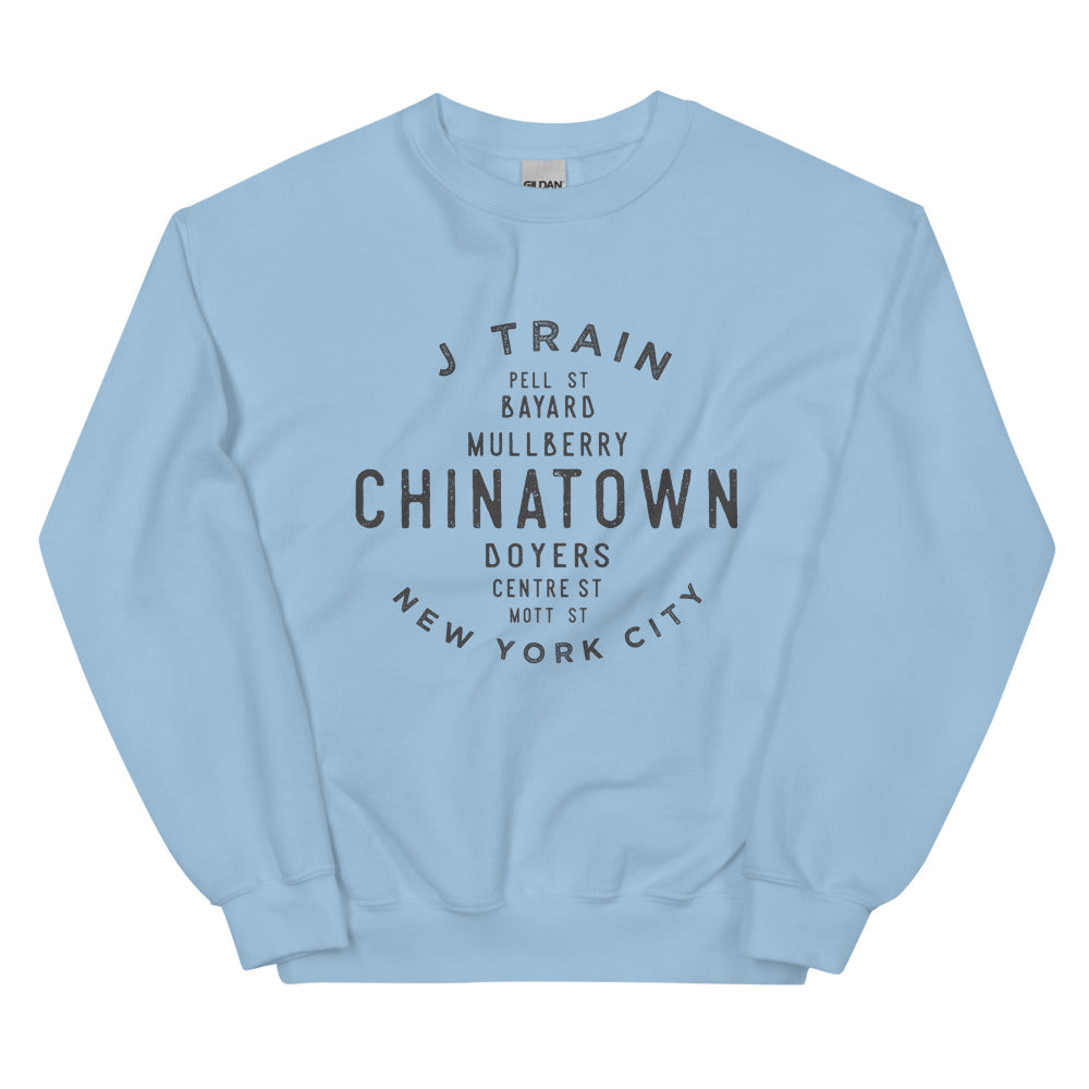 Chinatown Manhattan NYC Adult Sweatshirt