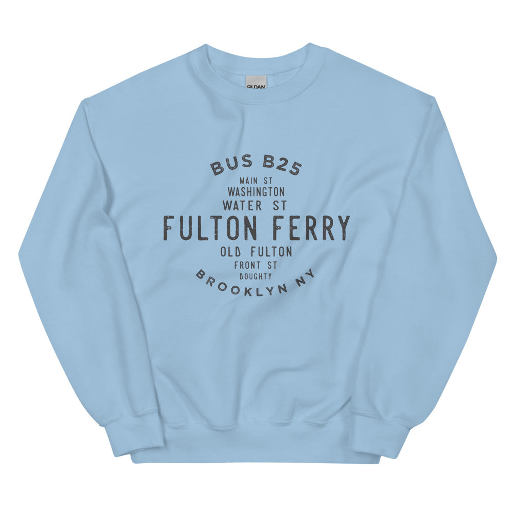 Fulton Ferry Brooklyn NYC Adult Sweatshirt