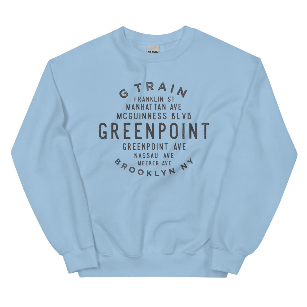 Greenpoint Brooklyn NYC Adult Sweatshirt