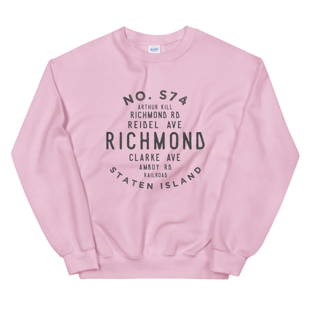 Richmond Staten Island NYC Adult Sweatshirt