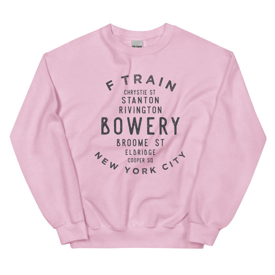 Bowery Manhattan NYC Adult Sweatshirt