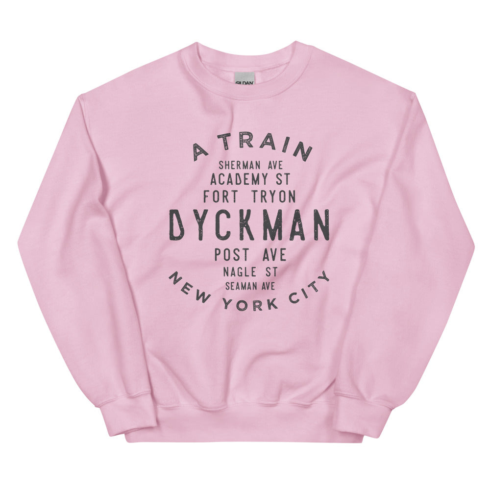 Dyckman Manhattan NYC Adult Sweatshirt