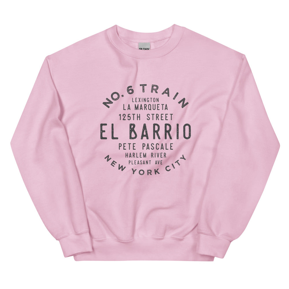 El Barrio Manhattan NYC Adult Sweatshirt