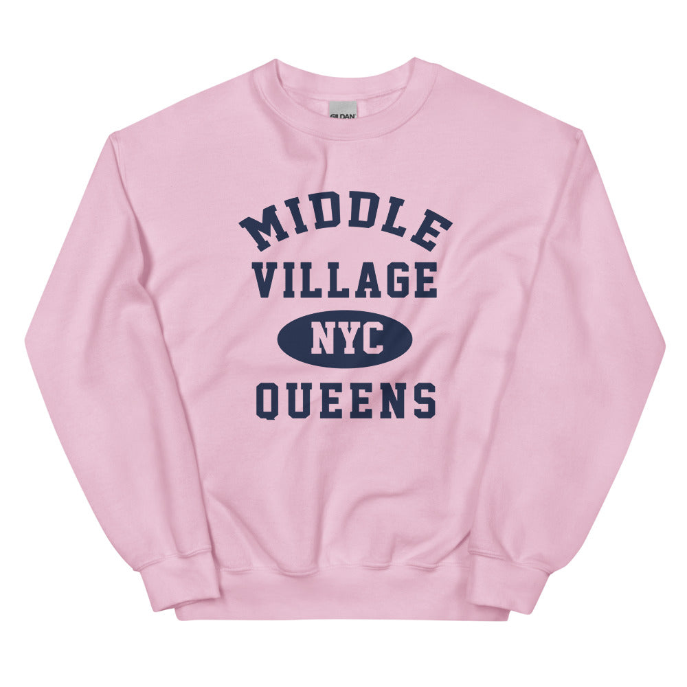 Load image into Gallery viewer, Middle Village Queens NYC Adult Unisex Sweatshirt
