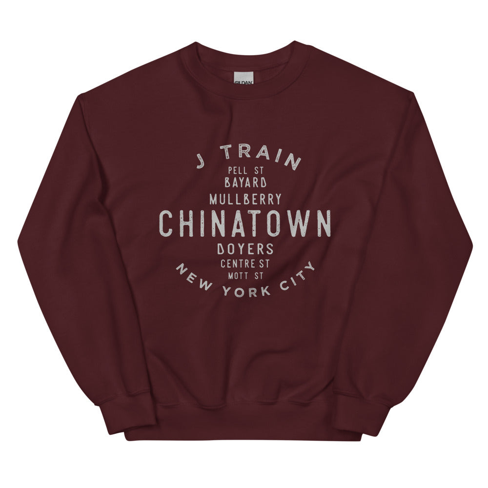 Chinatown Manhattan NYC Adult Sweatshirt