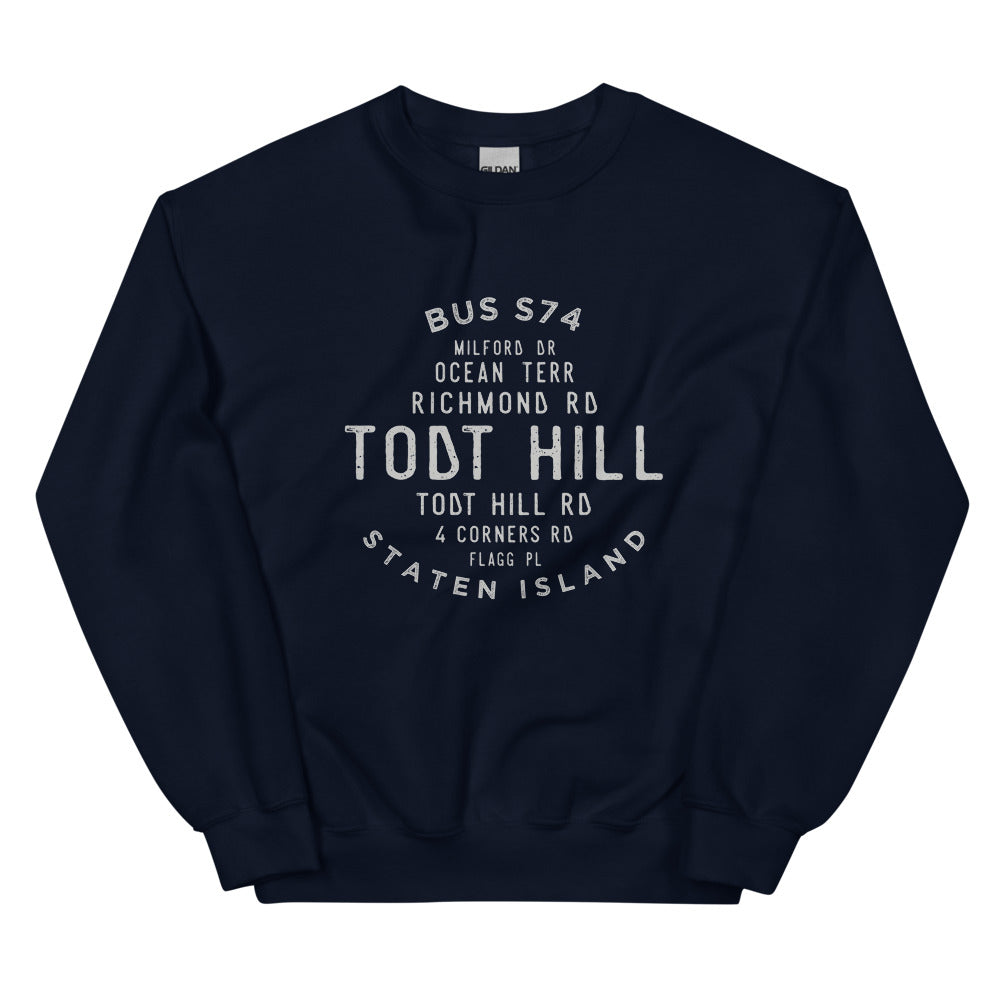 Load image into Gallery viewer, Todt Hill Staten Island NYC Adult Sweatshirt
