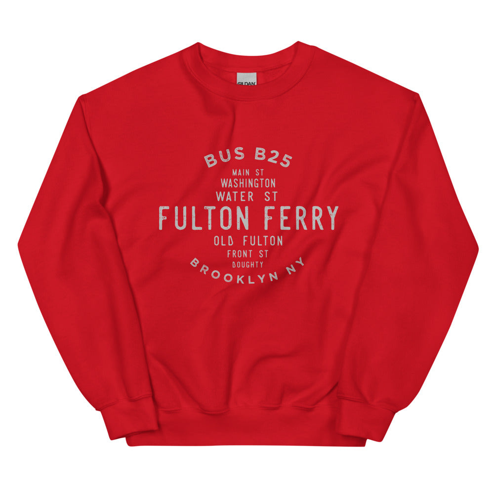 Fulton Ferry Brooklyn NYC Adult Sweatshirt