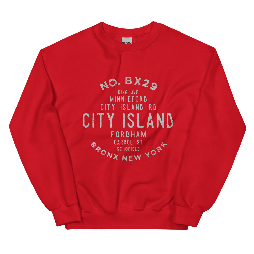 City Island Bronx NYC Adult Sweatshirt