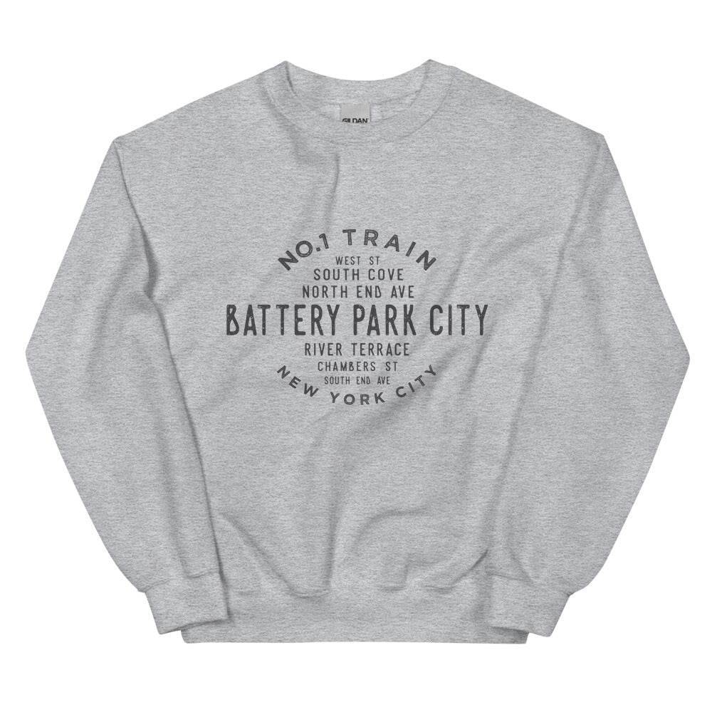Load image into Gallery viewer, Battery Park Manhattan NYC Adult Sweatshirt
