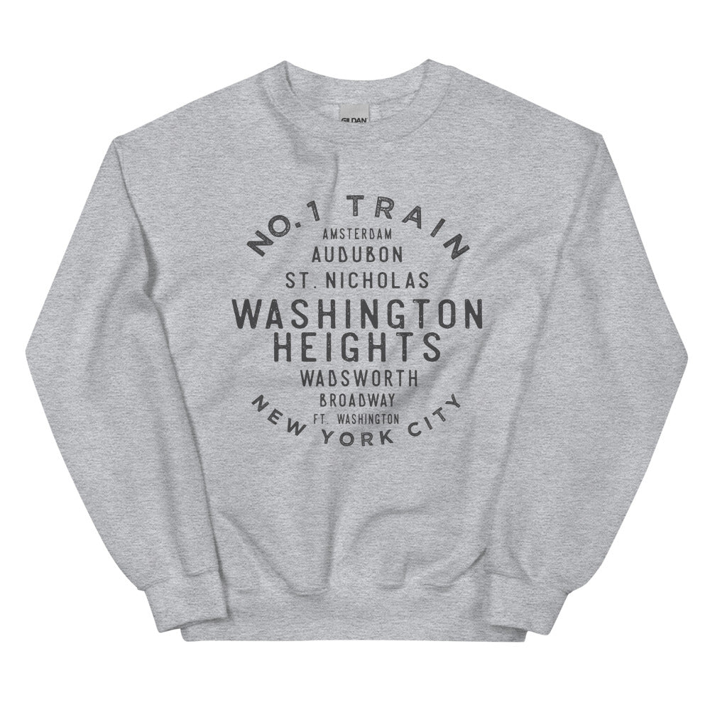 Washington Heights Manhattan NYC Adult Sweatshirt