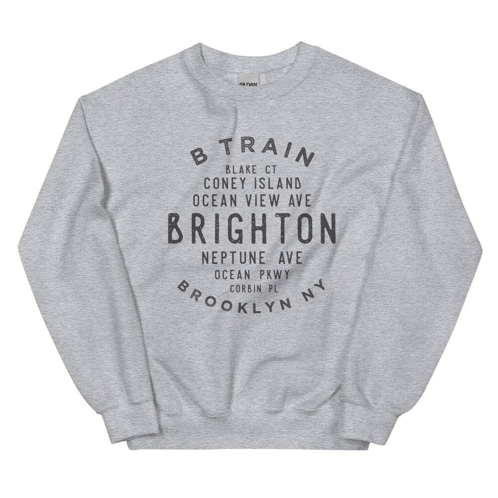 Brighton Beach Brooklyn NYC Adult Sweatshirt
