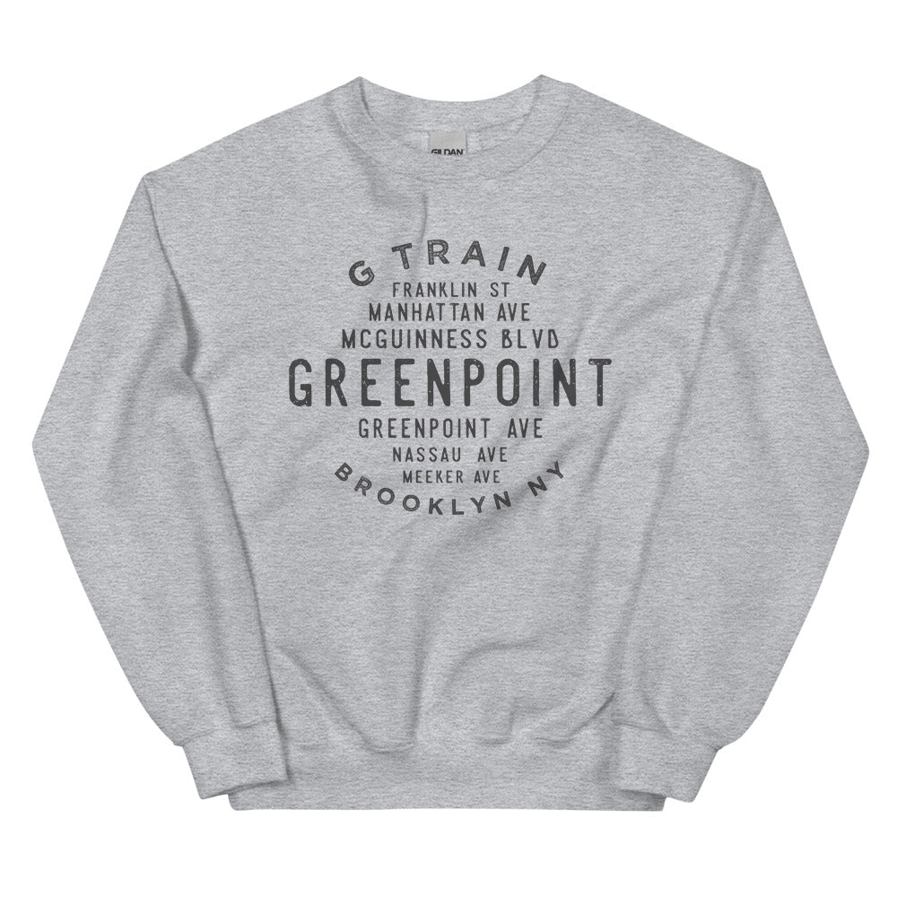Greenpoint Brooklyn NYC Adult Sweatshirt
