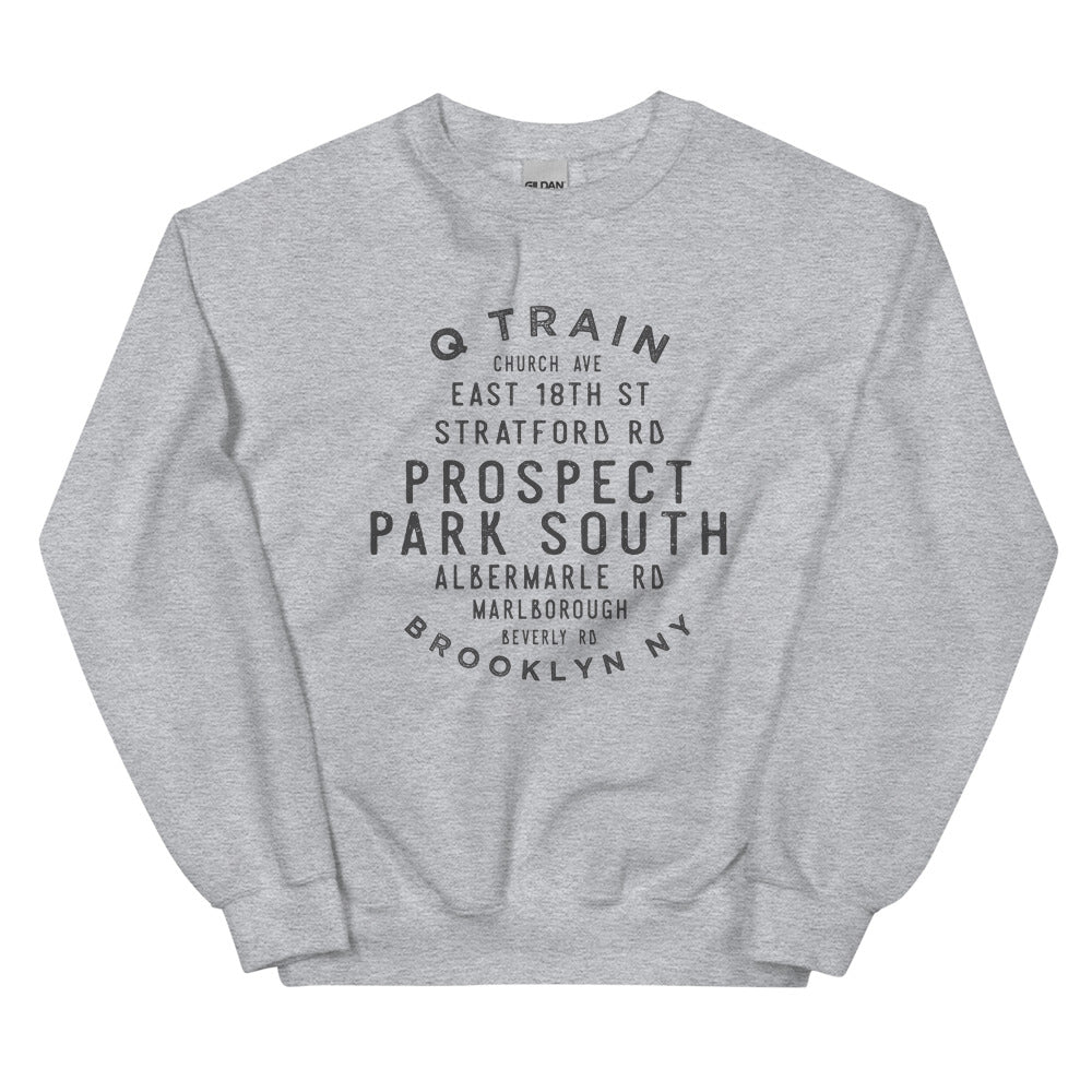 Prospect Park South Brooklyn NYC Adult Unisex Sweatshirt