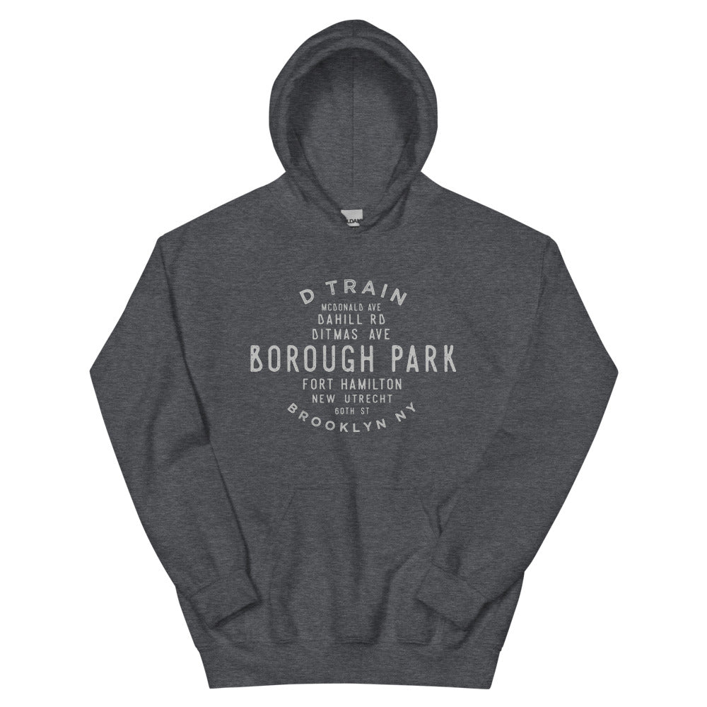 Borough Park Brooklyn NYC Adult Hoodie