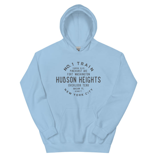 Hudson Heights Manhattan NYC Adult Hoodie