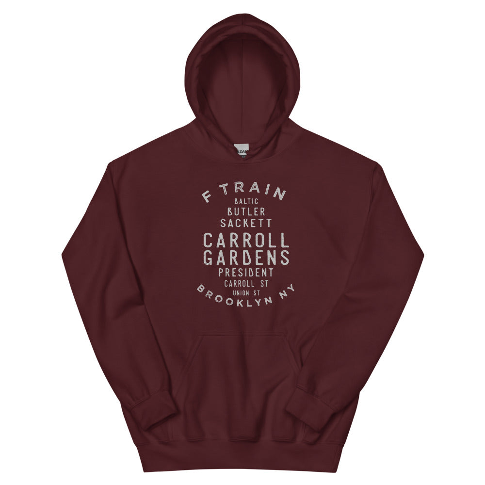 Carroll Gardens Brooklyn NYC Adult Hoodie