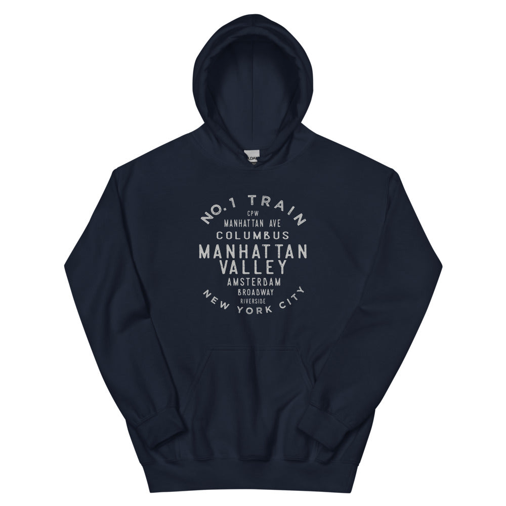 Manhattan Valley Manhattan NYC Adult Hoodie