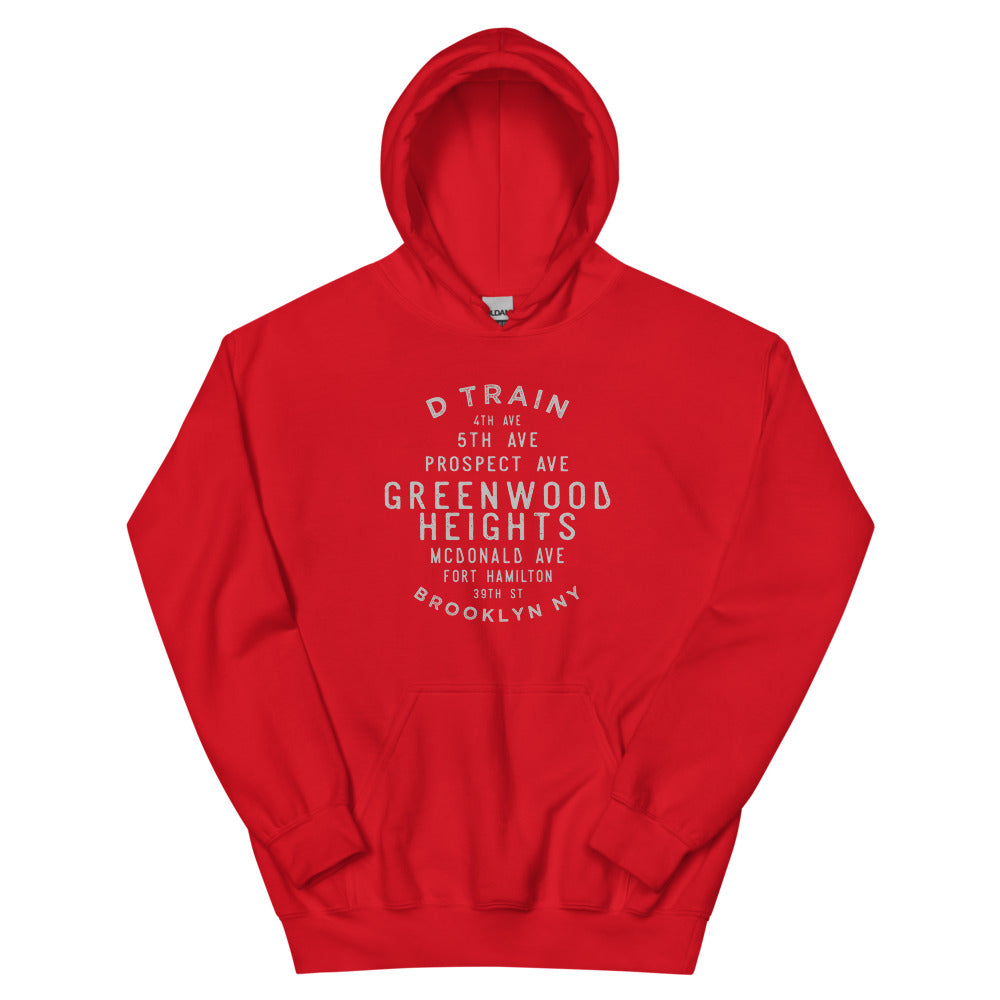 Greenwood Heights Brooklyn NYC Adult Hoodie