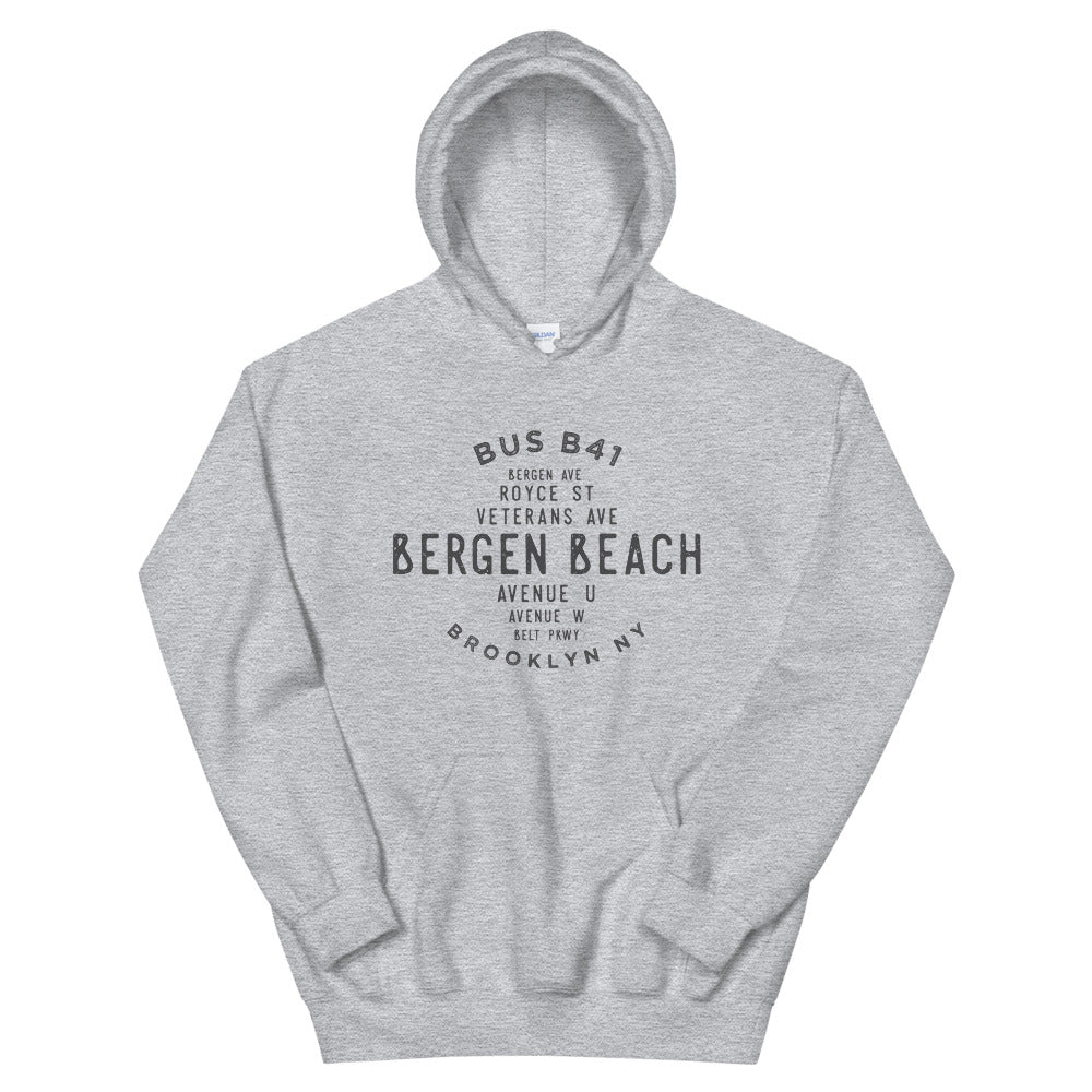 Bergen Beach Brooklyn NYC Adult Hoodie