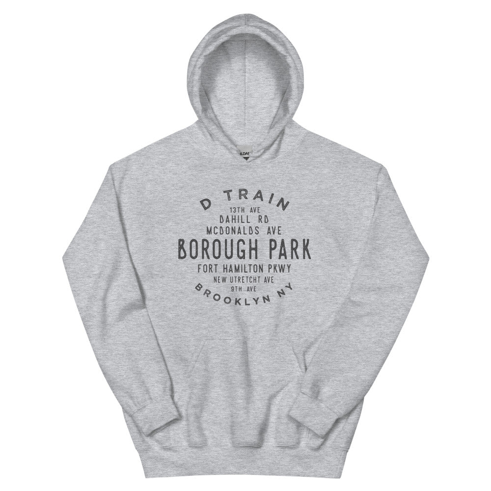 Borough Park Brooklyn NYC Adult Hoodie