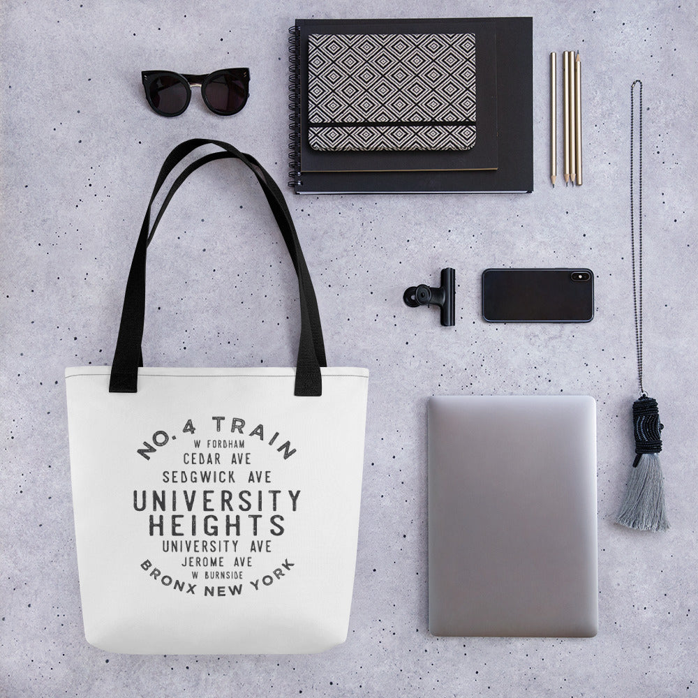 University Heights Bronx NYC Tote Bag